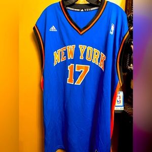 NWT Authentic NBA Adidas Jermey Lin New York Knick #17